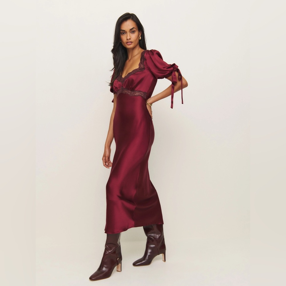 Reformation Stella Silk Dress Size 4 - Kacey Musgraves Collaboration